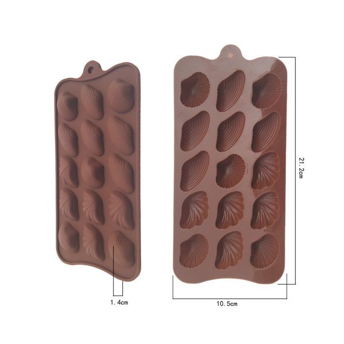 Variety of Shell Shape Chocolate Silicone Mold Baking Cake Decoration
