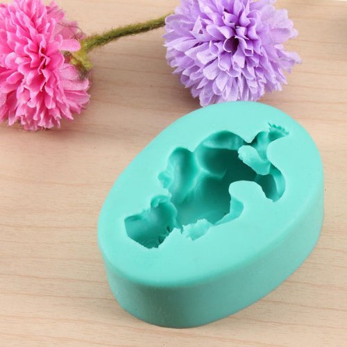 "Silicone Baby Mould Cake Chocolate Soap Fondant Mould" shopping N3
