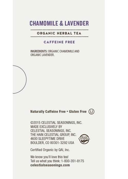 Celestial Organics Herbal Tea, Digestion, 20 Count (Pack of 6) N27