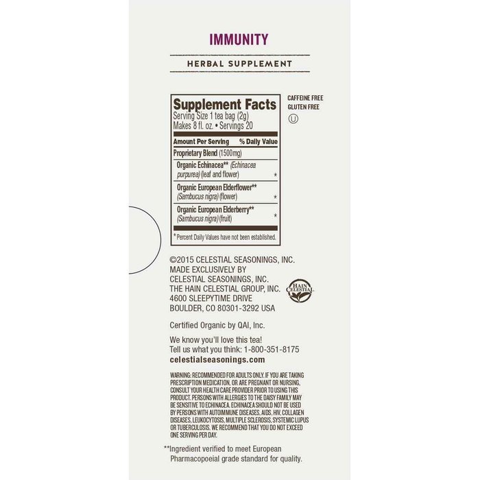 Celestial Organics Herbal Tea, Digestion, 20 Count (Pack of 6) N33