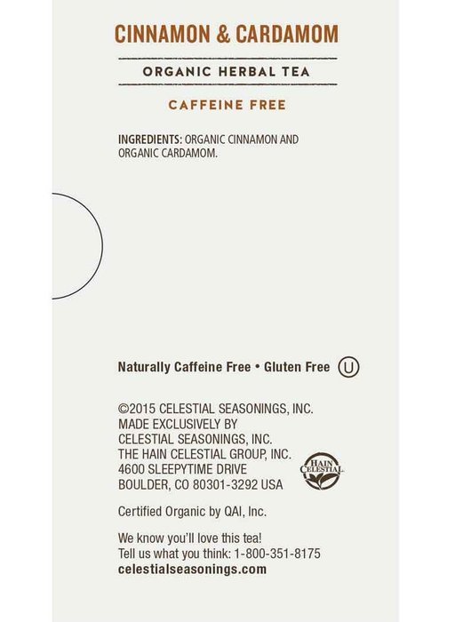 Celestial Organics Herbal Tea, Digestion, 20 Count (Pack of 6) N49