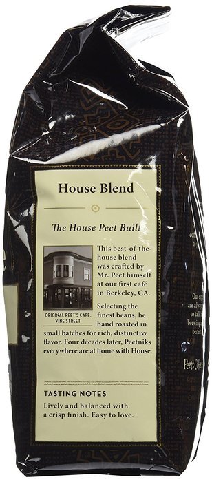Peet's Coffee House Blend Whole Bean, 12 oz