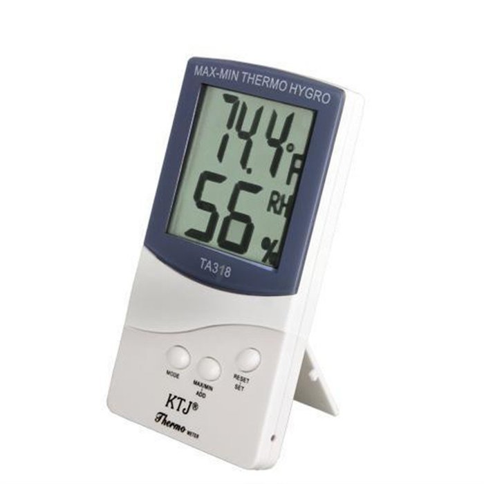 TRADERPLUS LCD Large Screen Digital Indoor Outdoor Centigrade to Fahrenheit Thermometer Hygrometer Temperature... N2