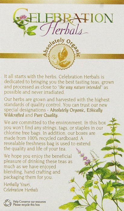 Celebration Herbals Organic Meadowsweet Leaf & Flower Tea N3