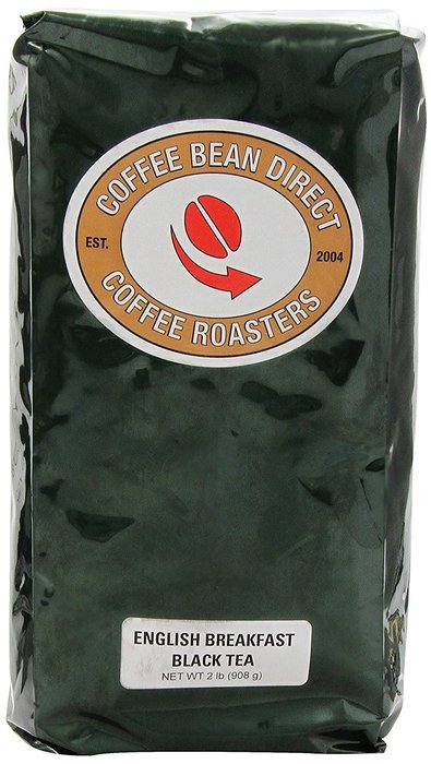 Coffee Bean Direct English Breakfast Loose Leaf Tea, 2 Pound Bag