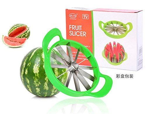 Fruit Watermelon Cantaloupe Slicer Cutter Stainless Steel Peeler Kitchen Cutter N2