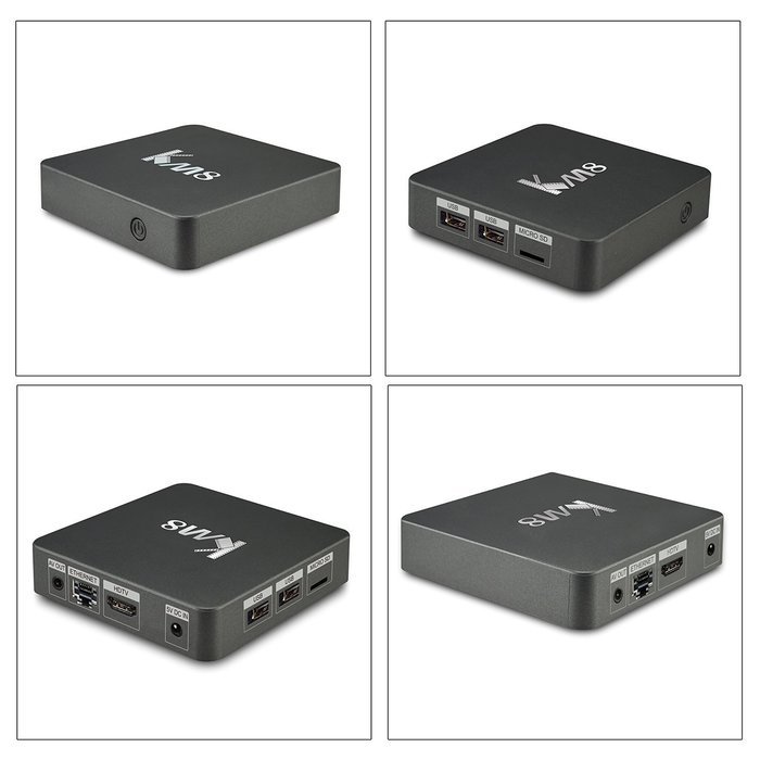 Greatever KM8 Android 6.0 4K TV BOX Amlogic S905X Quad Core 2GB/16GB Marshmallow 4K H.265 HEVC KODI Full Lodaded... N3