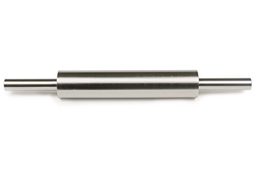 Freedi Rolling Pin Non-Stick & Zero Maintenance French Metal Stainless Steel Construction Perfect for Pasta Cookie...
