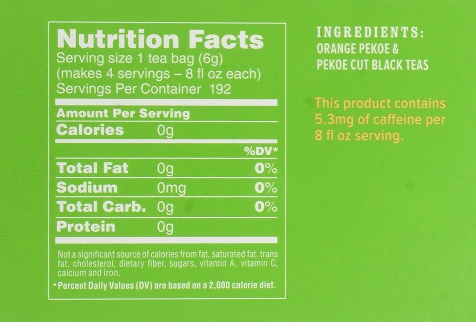 Luzianne Decaffeinated Tea, Specially Blended for Iced Tea, 48 Count