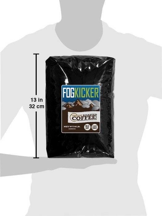 Fog Kicker Blend, Whole Bean Coffee, Fresh Roasted Coffee LLC. (5 Lb.) N2