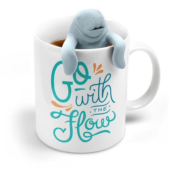 Fred & Friends TEA FOR TWO Infuser and Mug Gift Set, Manatea