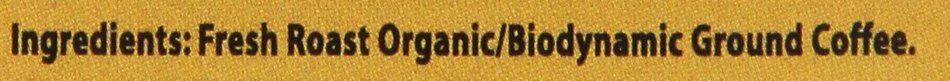 Ambassador Organics Biodynamic French Roast Ground Organic Coffee, 12-Ounce Bags (Pack of 2) N9