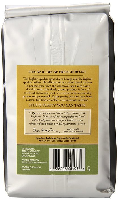 Ambassador Organics Biodynamic French Roast Ground Organic Coffee, 12-Ounce Bags (Pack of 2) N11