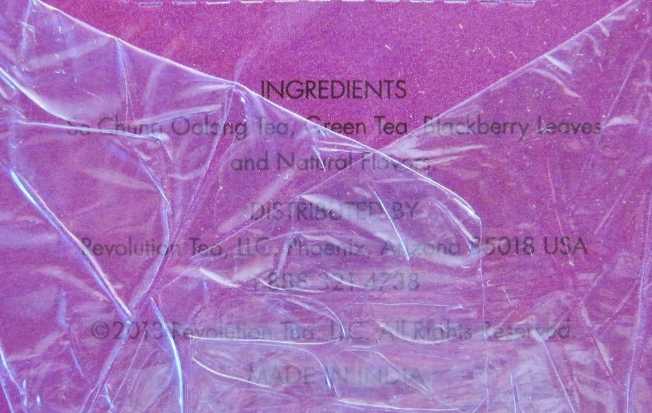Revolution - Blackberry Jasmine Oolong Tea - 16 Bag (1 Pack)
