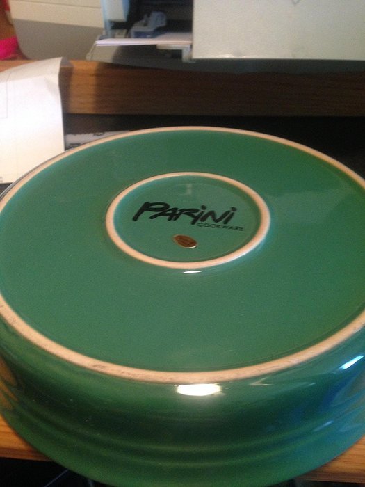 Parini Round Baker TWO-TONE GREEN N2
