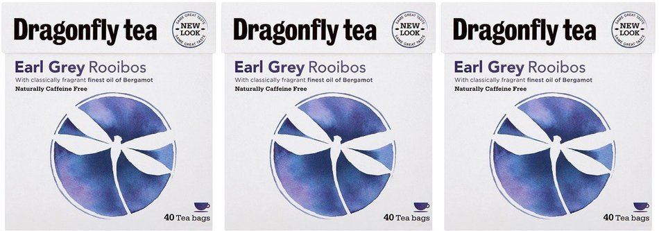 (2 Pack) - Dragonfly Tea - Earl Grey Rooibos Tea | 40 Bag | 2 PACK BUNDLE N2