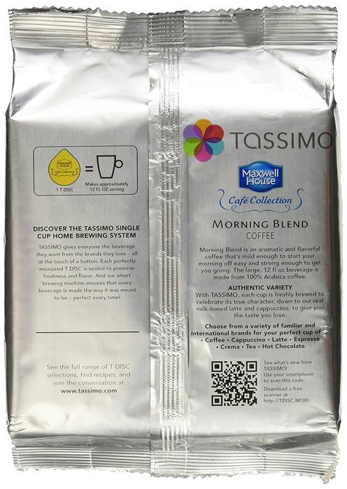 Tassimo Cafe Collection Morning Blend, T-Discs, 14 ct N2