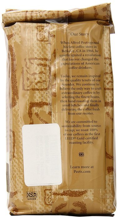 Peet's Coffee & Tea Cafe Domingo Ground Coffee, 1 Pound N2