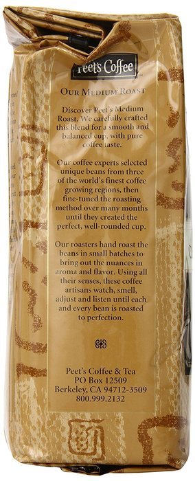 Peet's Coffee & Tea Cafe Domingo Ground Coffee, 1 Pound N3