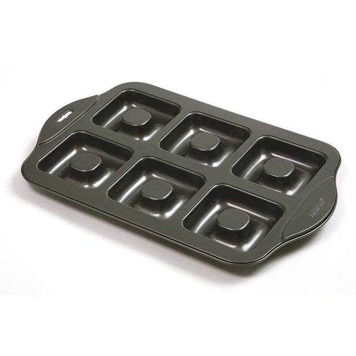 Kitchen, Dining & Bar Square Donut Cake Pan, 6 Cup Nonstick