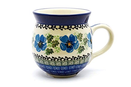 Polish Pottery Mug - 11 oz. Bubble - Morning Glory