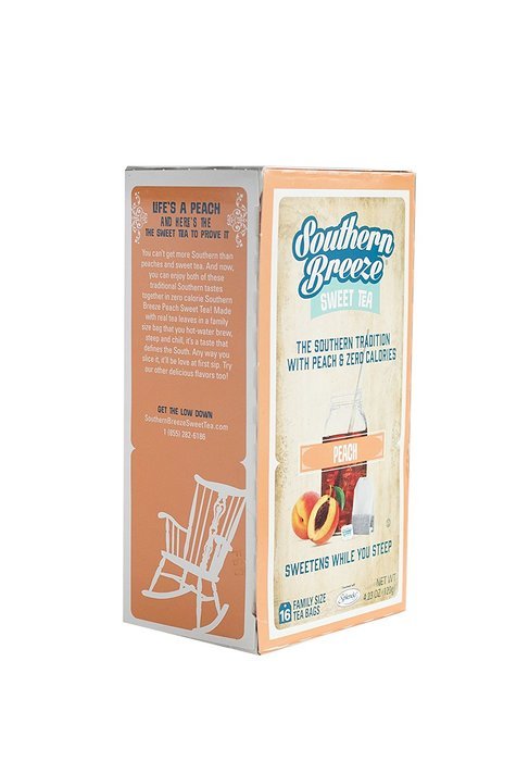 Southern Breeze Sweet Tea Peach, 16 Count (Pack of 6) N4