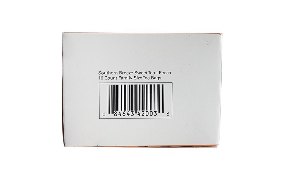 Southern Breeze Sweet Tea Peach, 16 Count (Pack of 6) N6