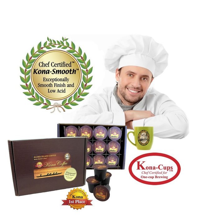 Keurig 2.0, 100% Kona Coffee K-cups, Private Reserve Diamond Pure Kona, for Keurig 2.0, Box of 20 K-cups N20