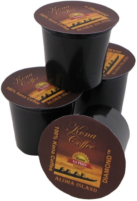 Keurig 2.0, 100% Kona Coffee K-cups, Private Reserve Diamond Pure Kona, for Keurig 2.0, Box of 20 K-cups N29