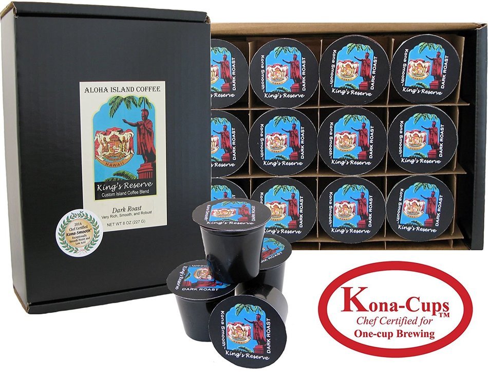 Keurig 2.0, 100% Kona Coffee K-cups, Private Reserve Diamond Pure Kona, for Keurig 2.0, Box of 20 K-cups N39