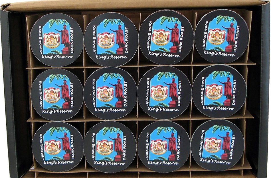 Keurig 2.0, 100% Kona Coffee K-cups, Private Reserve Diamond Pure Kona, for Keurig 2.0, Box of 20 K-cups N40
