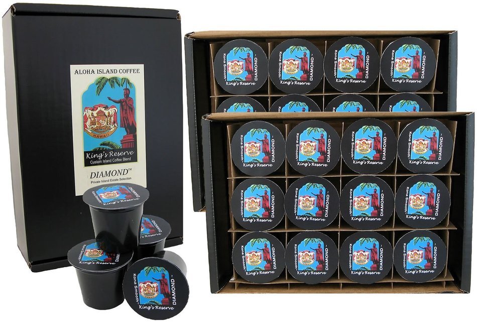 Keurig 2.0, 100% Kona Coffee K-cups, Private Reserve Diamond Pure Kona, for Keurig 2.0, Box of 20 K-cups N47