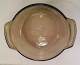 Anchor Ovenware Amber Glass 1.5 Qt. 8.25" Casserole Dish