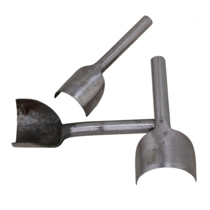 CNBTR Durable 10-40mm Cutter size Leather Craft Half-Round Cutter Semicircle Punch Set of 7 N3