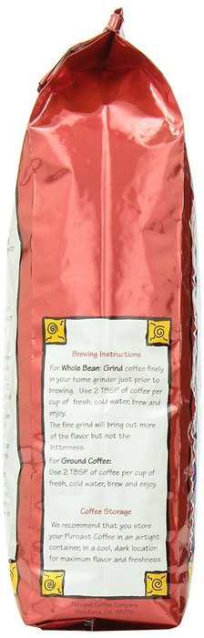 Puroast Low Acid Coffee Half Caff French Roast Drip Grind, 12 Ounce Bag N22