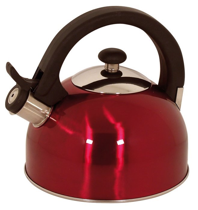 Magefesa 2.1-Quart Sabal Stainless Steel Tea Kettle, Red