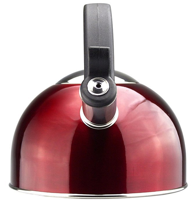 Magefesa 2.1-Quart Sabal Stainless Steel Tea Kettle, Red N2