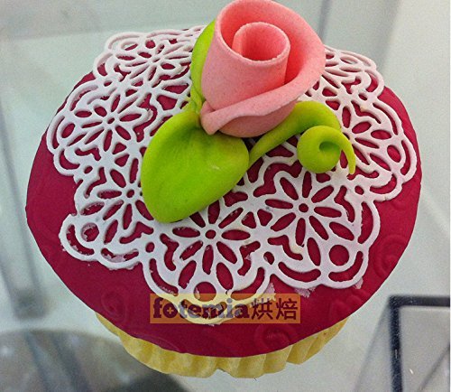 1pcs,38.5cm*28.3cm Large Baking Mat Fondant Silicone Cake Mold Lace Mold Cake Decorating Tools Chocolate Molde... N3