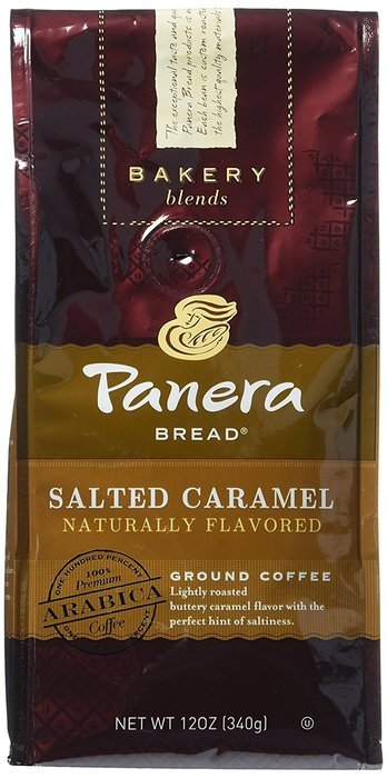 Panera Bread JAVG9 Salted Caramel Ground Coffee, 12 Ounce