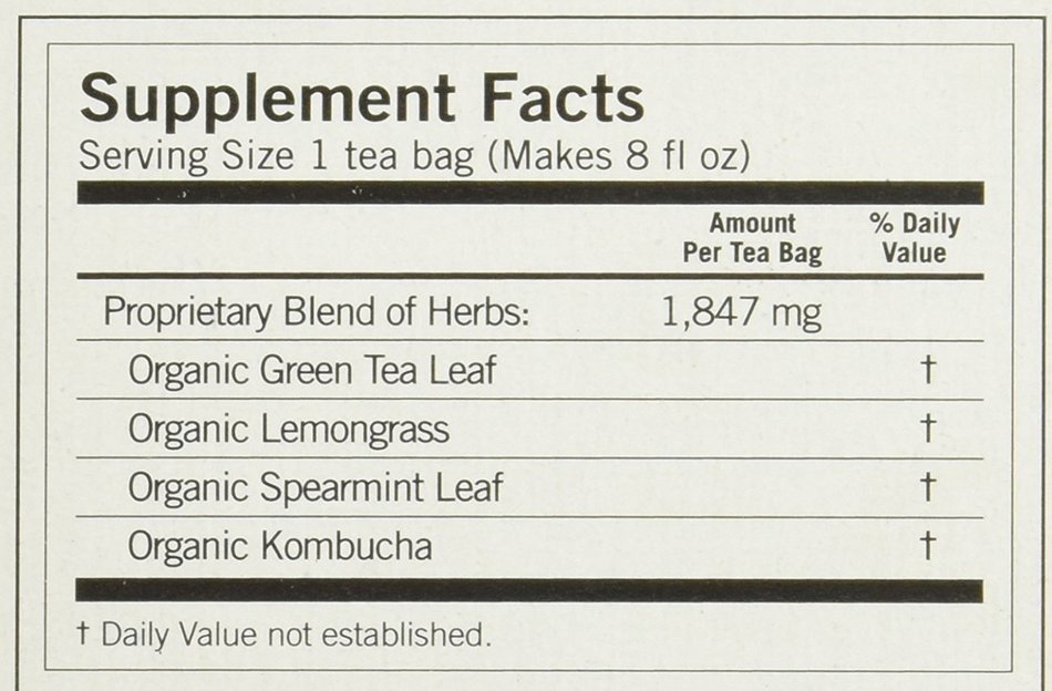 Yogi Tea Green Tea Kombucha Organic, 16 Count N2