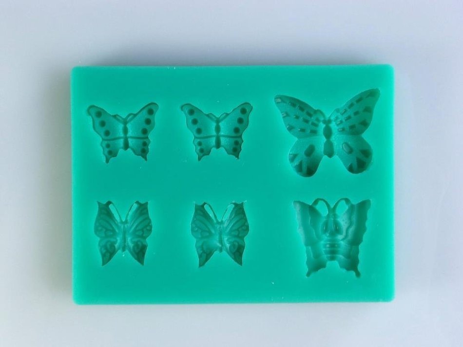 Butterflys Shape Silicone Soap Mold Fondant Cake Decorating Styling Tools Bakeware Cooking Tools Kitchen Accessories