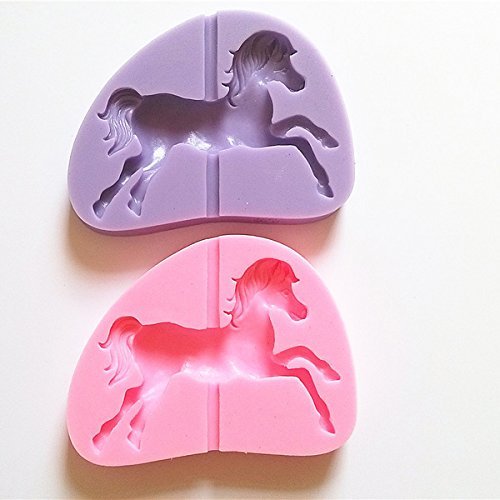 "Bakeware Silicone Horse Fondant Chocolate Mold Mould Cake Decoration" shopping N4