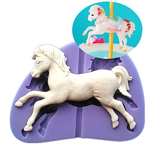 "Bakeware Silicone Horse Fondant Chocolate Mold Mould Cake Decoration" shopping N5