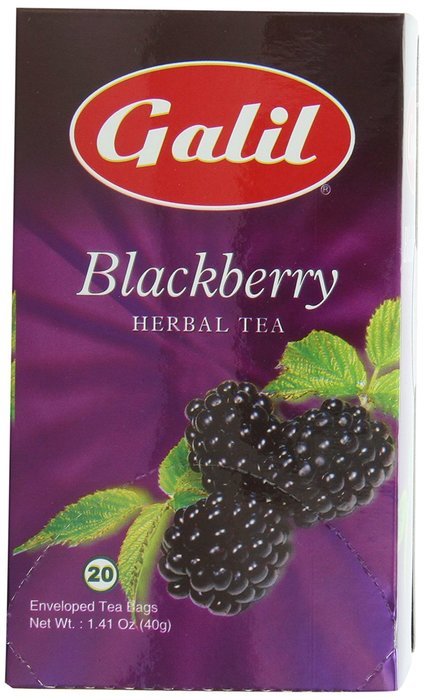 Galil Tea, Blackberry, 20-Count Boxes (Pack of 6) N3