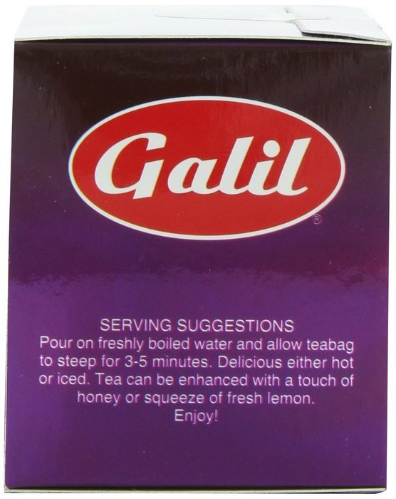 Galil Tea, Blackberry, 20-Count Boxes (Pack of 6) N4