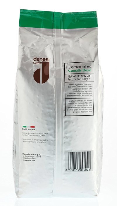 Danesi Caffe Decaf Espresso in Beans 2.2 Lbs Bag N2