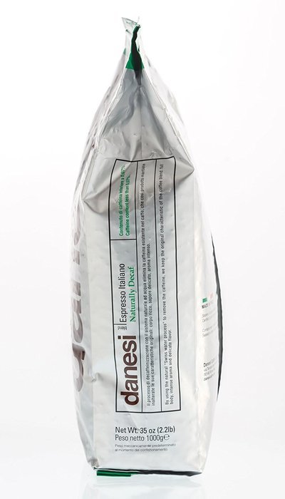 Danesi Caffe Decaf Espresso in Beans 2.2 Lbs Bag N4