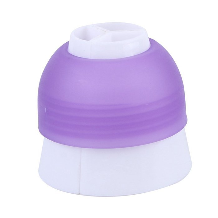Icing Piping Bag Nozzle Converter Tri-color Cream Coupler Cake Decorating Tools 3 Hole