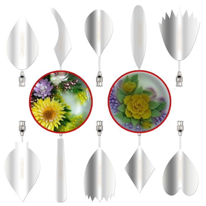 10 PCS Gelatin Art Tools Set -3D Jelly Cake Tools-Create your own unique designs FASTER and EASIER than ever before... N22