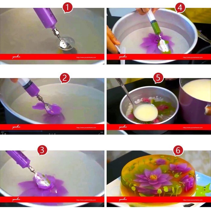 10 PCS Gelatin Art Tools Set -3D Jelly Cake Tools-Create your own unique designs FASTER and EASIER than ever before... N23